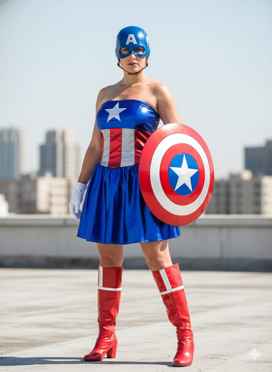 Capatin america (Femenino)